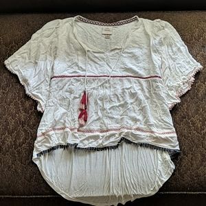 Boho detailed top